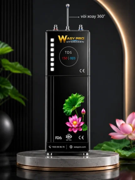 Máy tạo nước Hydrogen giàu ion kiềm sạch Model WS-01 PRO MAX vòi thẳng