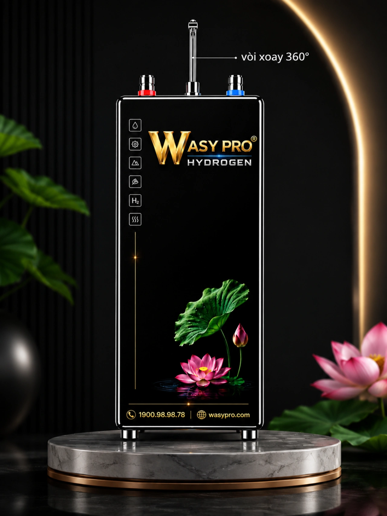 Máy tạo nước Hydrogen giàu ion kiềm sạch Model WS-01