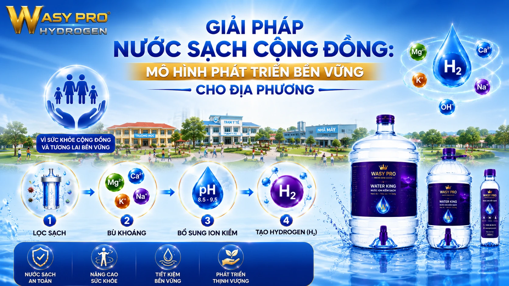 Giải Pháp Nước Sạch Cộng Đồng Mô Hình Phát Triển Bền Vững Cho Địa Phương dd
