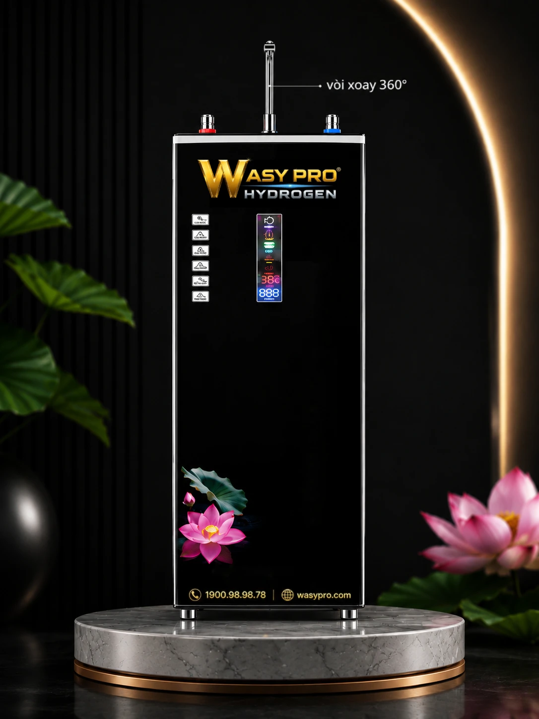 Máy tạo nước Hydrogen giàu ion kiềm sạch Model WS-01 có bảng mạch